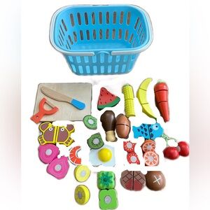 Velcro Wooden Play Food
